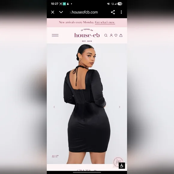 House of CB Elegant Black Dress - Picture 3 of 7